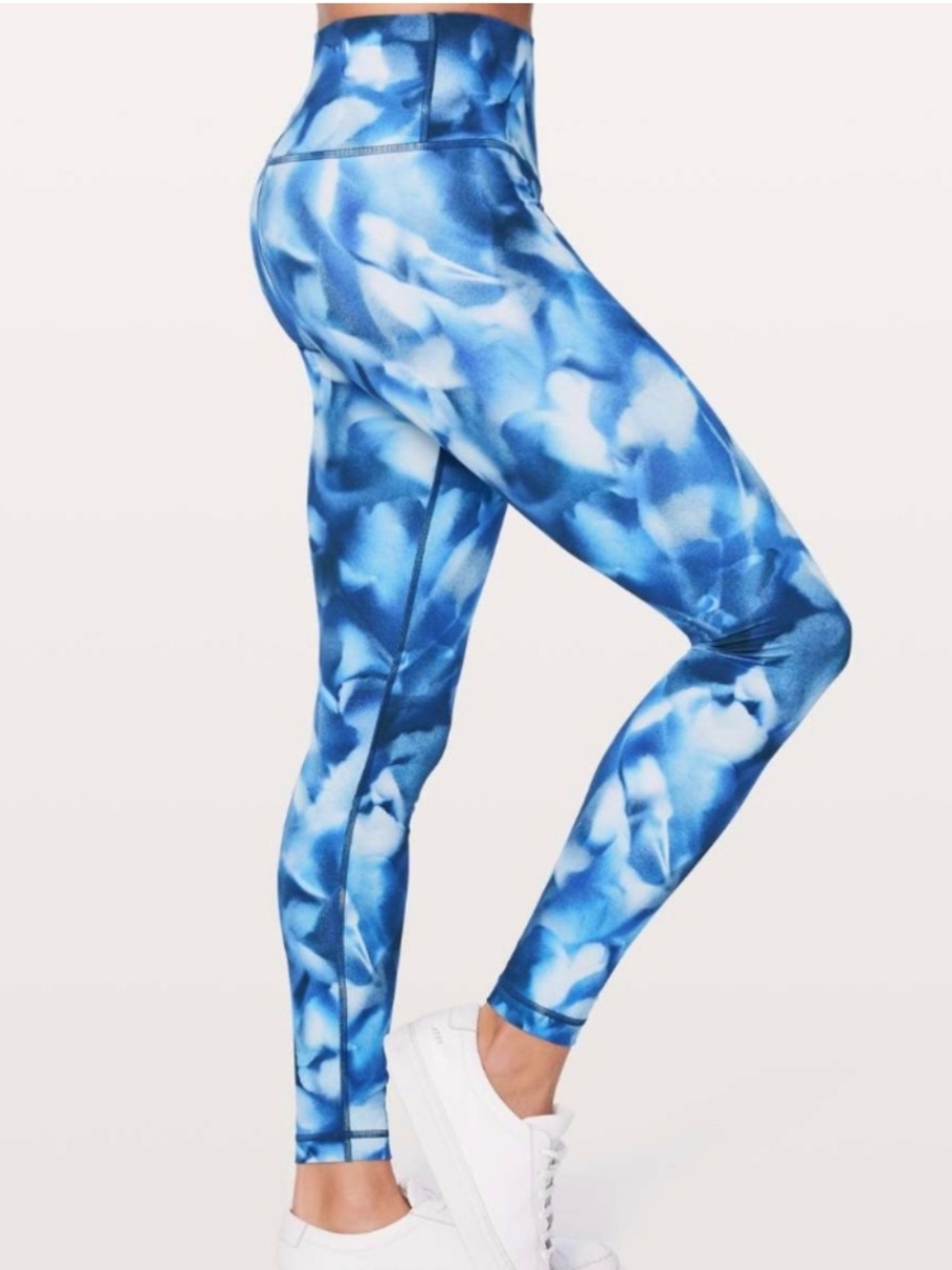 Lululemon Speed Up Tight 28" Full-On Luxtreme Blue Print Leggings